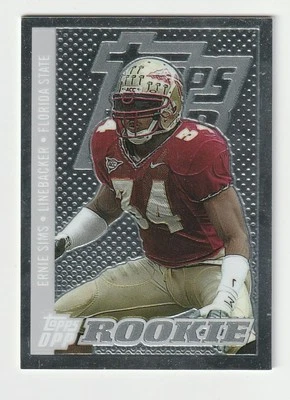 2006 Topps DPP Chrome Silver #152 Ernie Sims RC, Florida State Seminoles #/199 - Image 1 of 2