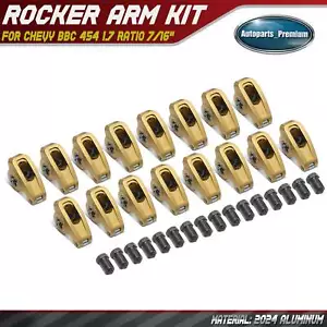 Brazo basculante de aluminio dorado 2024 para Big Block Chevy BBC 454 relación 1,7 7/16" - Imagen 1 de 8