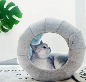 Shell Katzenbett Katzentunnel Katzenspielzeug Ball faltbar weiche Katzenhöhle - Bild 1 von 7