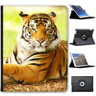 Wild Tiger Folio Cover Leather Case For Apple iPad Tablet