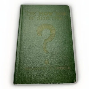 BSA The "How" Book of Scouting 3rd Edition 2nd Printing 1941 Hardcover BN-815 - Picture 1 of 9