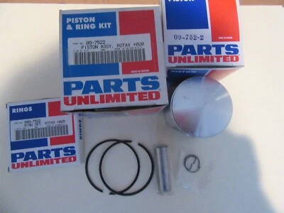 SKI-DOO PARTS UNLIMITED PISTON KIT #09-7522, 440CC +.020 OVERSIZED Item #870 - Image 1 of 4