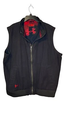 Under Armour Men Vest Vtg Full Zip Canvas Lined Camo Hunting Quilted Lining 2XL - Image 1 of 4