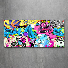 Tulup Image Sur Verre Acrylique Tableaux 120x60 - Graffiti