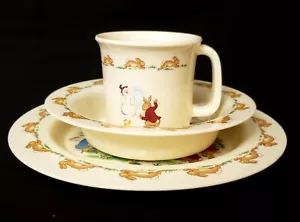 2002 Royal Doulton for Kids Bunnykins Cup Bowl Plate 3pcs *Excellent Condition* - Picture 1 of 7