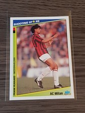 Frank Rijkaard Dutch issue MERLIN SHOOTING STARS CARD 92/93 AC MILAN NO PANINI