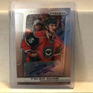 2013-2014 Tyler Cuma Prizm Hockey Auto, Minnesota Wild 