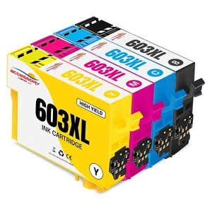 Cartuccia d'inchiostro 603XL per Epson XP2100 XP2105 XP3100 3105 XP4100 4105 WF2835 1 set - Foto 1 di 1