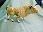 HTF Cast iron Bull steer cow bank Antique style door cow farm ranch western 