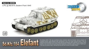 Dragon Armor 60356 ELEFANT S.PZ.JG.ABT.614 EASTERN FRONT 1945 Fertigmodel 1:72 - Bild 1 von 1