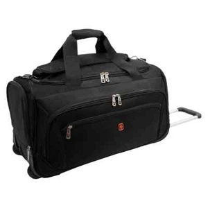 SWISSGEAR Zurich 22" Wheeled Soft Shell Duffel Bag - Black - Picture 1 of 5