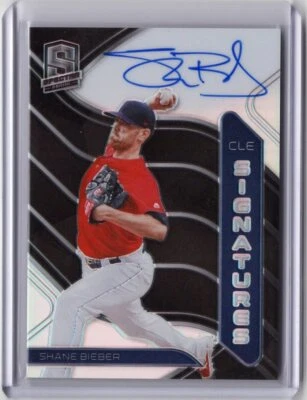 SHANE BIEBER - GUARDIANS - 2021 SPECTRA SIGNATURES - ON CARD AUTO #'d /99  NICE! - Image 1 of 2