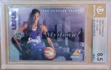 Lisa Leslie Rookie 1997 Pinnacle WNBA My Town #1 RC BGS 8.5 LA Sparks Basketball