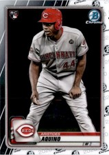 2020 Bowman Chrome [BB4] #79 Aristides Aquino - Cincinnati Reds