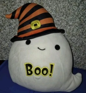 Squishmallows 12” Grace The Boo Ghost con sombrero de felpa nuevo sin etiquetas - Imagen 1 de 4