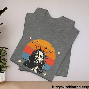 Jesus Is King Christian Shirt , Faith Gift,Bible Verse Catholic Church Tee - Picture 1 of 9