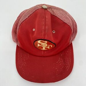 Sports Specialties Snapback Hat Men's One Size Red San Francisco 49ers Vintage