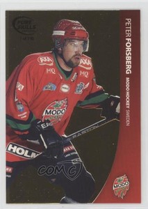 2004-05 Card Cabinet SHL Elitset Pure Skills Gold /100 Peter Forsberg #69 HOF