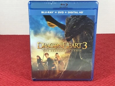 Dragonheart 3: The Sorcerers Curse (Blu-ray + DVD 2015) New. Fast shipping. - Image 1 of 4