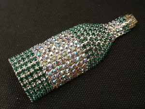 Dorothy Bauer Champagne Bottle Pin Rare Beautiful Brooch - Picture 1 of 7