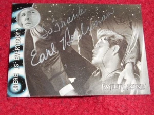 TWILIGHT ZONE Earl Holliman Autographed/SIGNED CARD #2  - Picture 1 of 1