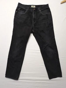 LL Bean Men's 36x32 (35x29) Black Classic Fit Cotton Denim Jeans - Picture 1 of 10