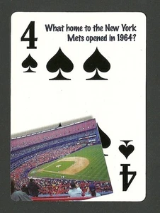 Shea Statium New Home New York Mets Baseball Neat Playing Card #4Y6 - Picture 1 of 1