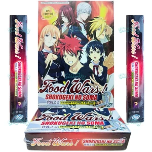 DVD Food Wars! Shokugeki No Soma Season1-5 Vol.1-86end English Dubbed All Region - Imagen 1 de 10