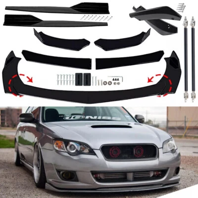 Kit de carrocería divisor alerón labial parachoques delantero faldón lateral labio trasero para Subaru Legacy Foto 1 de 4
