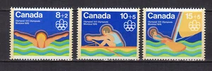 Canada 1975 Jeux Olympiques de Montréal 1976 3 timbres MNH /TE4879a - Picture 1 of 1
