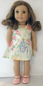 Pastel Floral Sundress Fits 18" American Girl Dolls - Picture 1 of 1