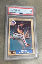 1987 Topps Steve Carloton #718 PSA 7