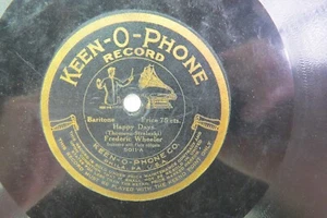 Frederic Wheeler - KEEN - O - PHONE RECORD 5011 - Happy Days - Rare Label - Picture 1 of 4