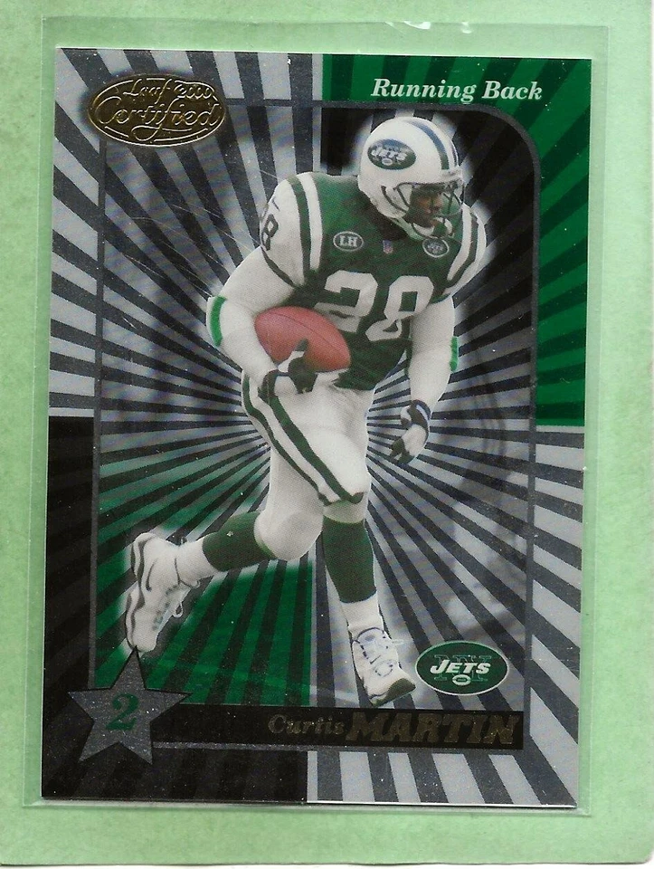 CURTIS MARTIN - 2000 Leaf Certified "2 Stars" - #134 - Jets - MINT - Image 1 of 1
