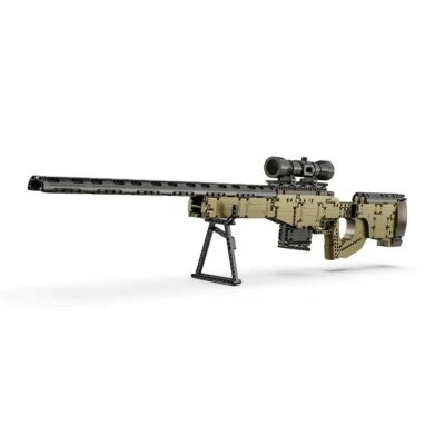 CaDA Model Sniper Rifle with Scope Brick Building Set - Image 1 of 4