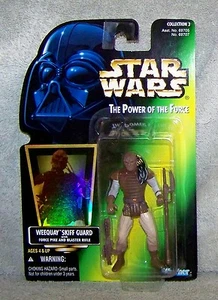 JUEGO DE FIGURAS DE GUARDIA DE ESQUÍ DE SKIFF STAR WARS KENNER 1996 THE POWER OF THE FORCE WEEQUAY - Imagen 1 de 2