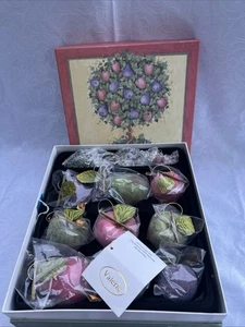 Christmas Ornament Sugar Frosted Fruit Ornaments (24) Valerie Parr Hill Brand - Picture 1 of 8