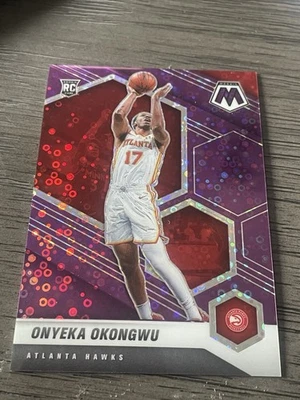 *** 2020 Mosaic Fast Break Purple #225 ONYEKA OKONGWU RC Rookie #’d/50 *** - Image 1 of 2