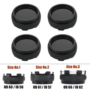 60MM/61MM/66MM Blank Wheel Centre Cap Hub Caps Wheel Rim Center Caps Set Of 4 - Picture 1 of 13