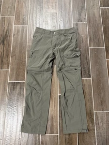 Kuhl Renegade Convertible Stealth Men's Size 32 x 30 Khaki Cargo Hiking Pants - Picture 1 of 5