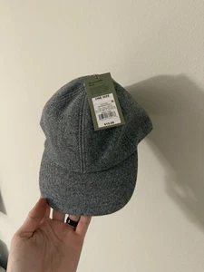 Goodfellow & Co. Slideback Hut dunkelgrau Einheitsgröße verstellbar belüftete Löcher Tweed - Bild 1 von 3