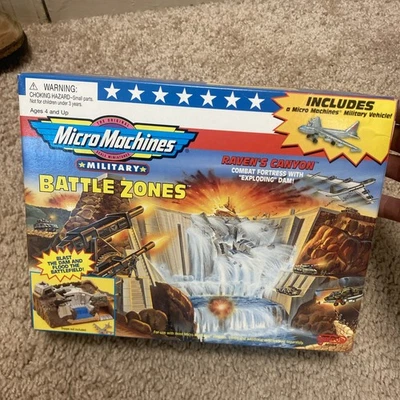 Vintage Micro Machines 90s Military Battle Zones Raven's Canyon- Open Box - Image 1 of 4