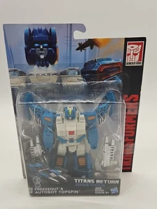 Transformers Titans Return Autobot Topspin + Headmaster Freezeout deluxe class - Picture 1 of 4