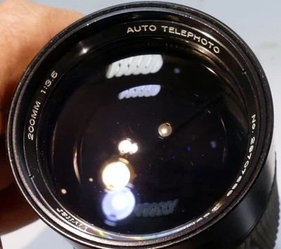 Lente Vivitar 200mm f3.5 Enfoque Manual Prime Teleobjetivo M42 Montaje Universal Tornillo Foto 1 de 4