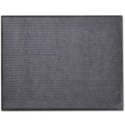 Fußmatte Schmutzfangmatte Fußabtreter Türvorleger Grau PVC 90 X 60 Cm - Bild 1 von 4