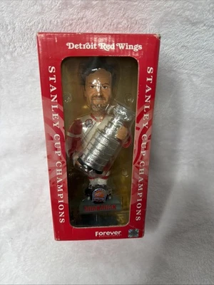 Brendan Shanahan 2002 Stanley Cup Bobblehead Detroit Red Wings NHL #14 Men Of Ic - Image 1 of 4