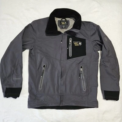 Mountain Hardwear Stretch Conduit Softshell Jacket Mens Small Gray Technical  - Image 1 of 4