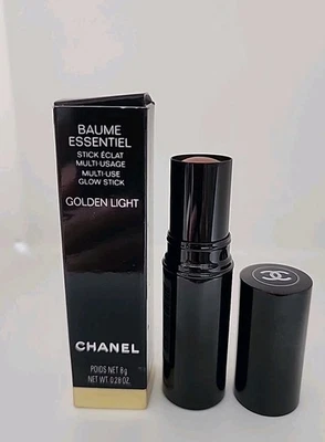 CHANEL Baume Essentiel Barra Brillante Multiuso LUZ DORADA .28 oz Nueva en Caja Foto 1 de 2
