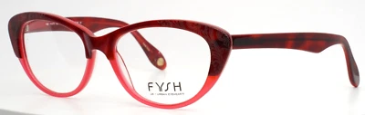 FYSH 3500 745 Cherry Red Womens Cat Eye Full Rim Eyeglasses 54-18-140 B:39 - Image 1 of 4