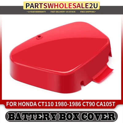 Nueva cubierta de caja de batería lateral derecho para Honda CT110 80-86 CT90 69-79 Trail 55 63-65 Foto 1 de 4